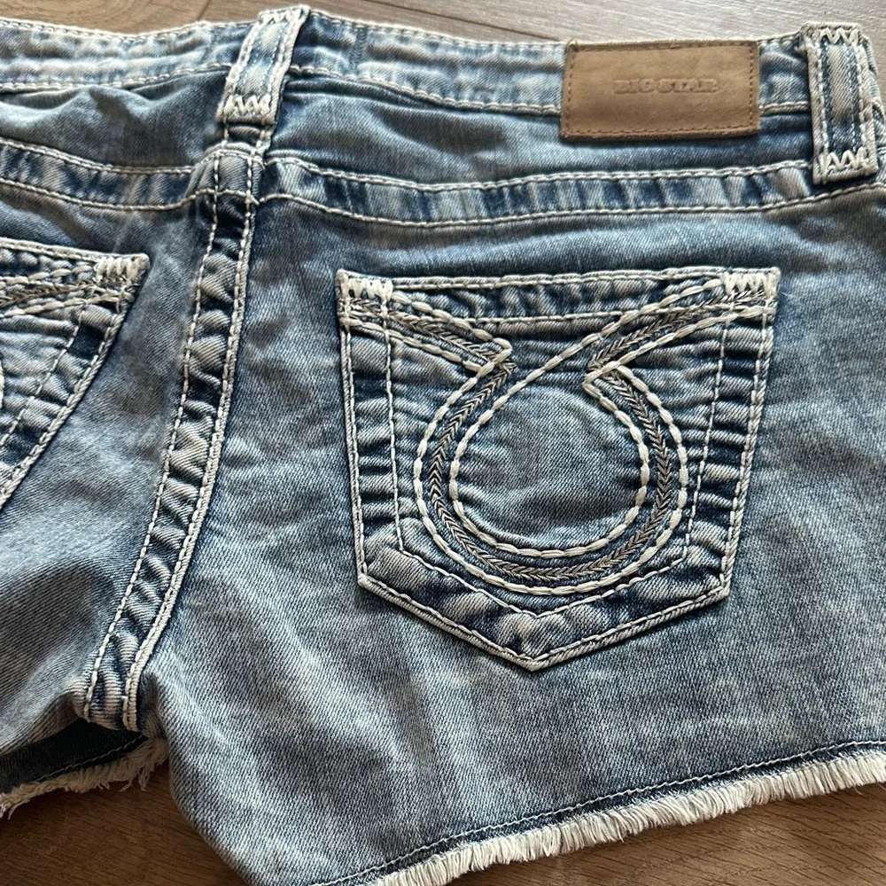 Big Star Women's Light Blue Denim Shorts - Picture 6 of 6